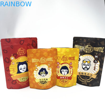 Sacos de empacotamento Ziplock de alumínio de Mylar da prova Resealable do cheiro para a cookie do petisco do alimento