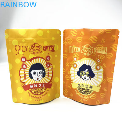 Sacos de empacotamento Ziplock de alumínio de Mylar da prova Resealable do cheiro para a cookie do petisco do alimento