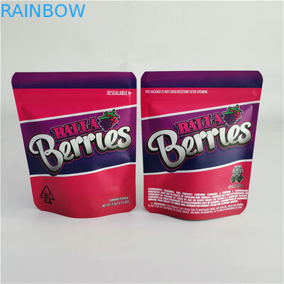 O petisco plástico do café do chá que embala o malote feito sob encomenda dos sacos Ziplock Resealable laminou Runtz