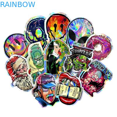 O cheiro plástico feito sob encomenda do saco do zíper de Mylar da forma irregular impermeabiliza 3.5g 7g