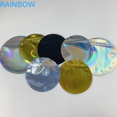 O cheiro plástico feito sob encomenda do saco do zíper de Mylar da forma irregular impermeabiliza 3.5g 7g