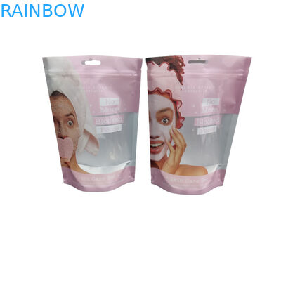 O suporte impresso costume da folha de alumínio acima do malote plástico do zíper para o corpo de sal do mar do oceano esfrega de creme