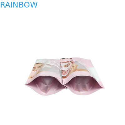 O suporte impresso costume da folha de alumínio acima do malote plástico do zíper para o corpo de sal do mar do oceano esfrega de creme