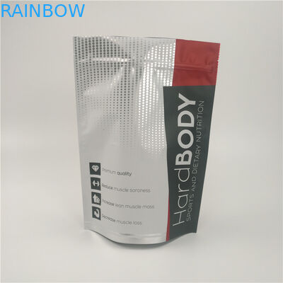 CBD personalizado ensaca o suporte acima do pacote de Doypack Matte Aluminum Foil Baggies Food