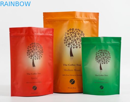 Suporte do toque macio acima do saco de empacotamento do cânhamo do saco do petisco da cookie de Doypack com zíper