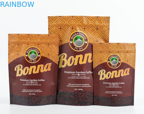 Suporte do toque macio acima do saco de empacotamento do cânhamo do saco do petisco da cookie de Doypack com zíper