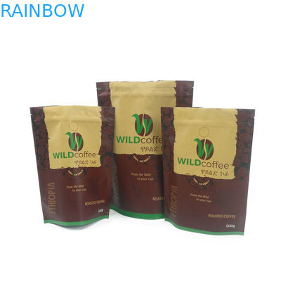 Saco de café de empacotamento Kratom do zíper do saco feito sob encomenda do petisco da prova do cheiro de Mylar