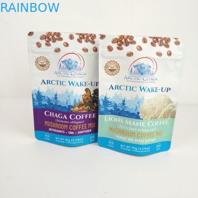 O café CBD está acima Mylar ensaca 3.5g o PE plástico 50 - a espessura 200microns