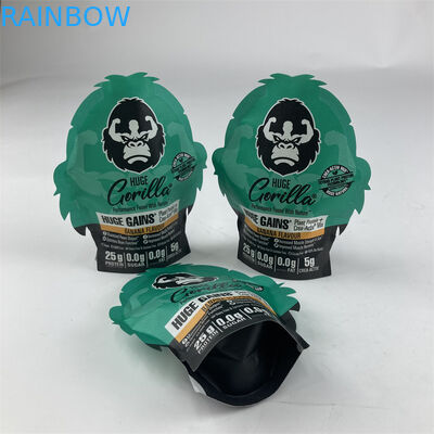 A forma irregular laminou o saco Ziplock de Mylar do toque macio de Mylar 3.5g 7g 14g 28g da prova do cheiro