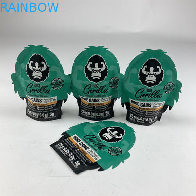 A forma irregular laminou o saco Ziplock de Mylar do toque macio de Mylar 3.5g 7g 14g 28g da prova do cheiro