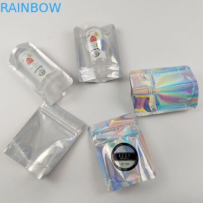 O empacotamento Ziplock sem perigo para as crianças Resealable ensaca o alimento claro de Front Foil Back Edible For