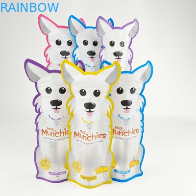 Malote comestível cortado plástico irregular de empacotamento do zíper do alimento do saco da folha da cópia de Digitas