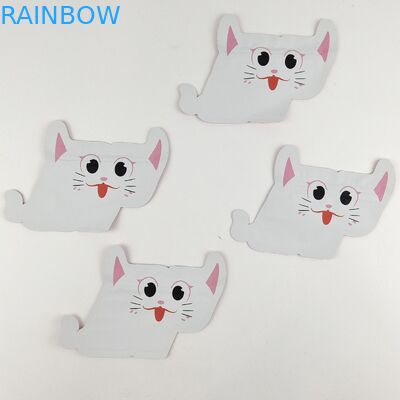 Mylar impresso feito sob encomenda dado forma especial ensaca o malote irregular cortado com zíper