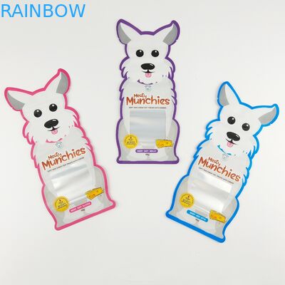 Mylar impresso feito sob encomenda dado forma especial ensaca o malote irregular cortado com zíper