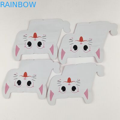 O Ziplock dado forma plástico Mylar ensaca sacos de empacotamento da folha irregular sem perigo para as crianças da cópia de Digitas