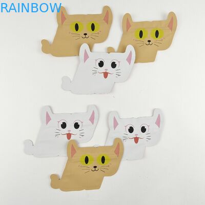 As cookies dos doces o suporte do Ziplock que de Mylar ensaca acima a forma especial levantam-se malotes Ziplock