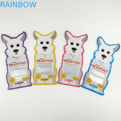 As cookies dos doces o suporte do Ziplock que de Mylar ensaca acima a forma especial levantam-se malotes Ziplock