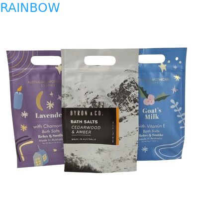 Projete o suporte acima do corpo do malote do zíper esfregam sacos de empacotamento de Mylar da folha de alumínio