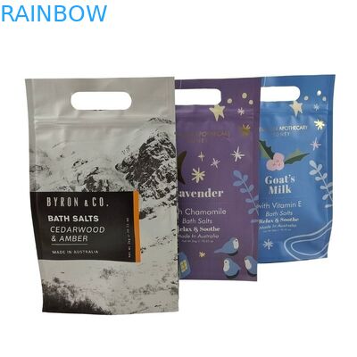 Projete o suporte acima do corpo do malote do zíper esfregam sacos de empacotamento de Mylar da folha de alumínio