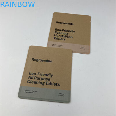 Do saquinho Compostable reusável do PLA do OEM o saco liso impresso Digitas para compõe almofadas de limpeza