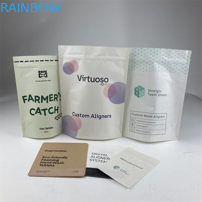 Os dentes cancelam alinhadores o empacotamento de Mylar que ensaca o PE do papel de embalagem do MOPP um lado transparente