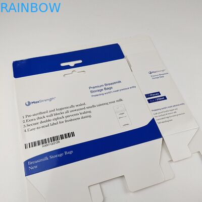 a caixa de armazenamento do cartão 400g personalizou a caixa retangular do empacotamento de leite