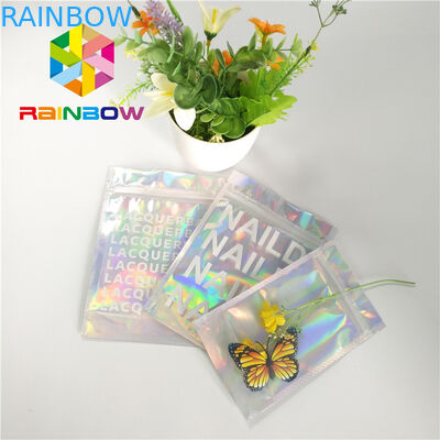 O roupa de banho de empacotamento do toque macio do saco do biquini plástico impermeável recicla sacos do fechamento do fecho de correr