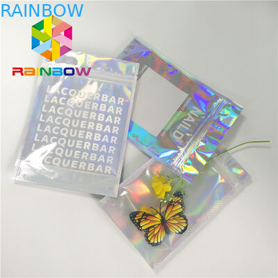 O roupa de banho de empacotamento do toque macio do saco do biquini plástico impermeável recicla sacos do fechamento do fecho de correr