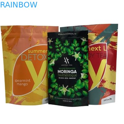 Umidade - o zíper da prova levanta-se o malote para o empacotamento do café do chá do alimento