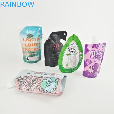 Malote plástico flexível Doypack líquido do bico para o molho de tomate/cosmético