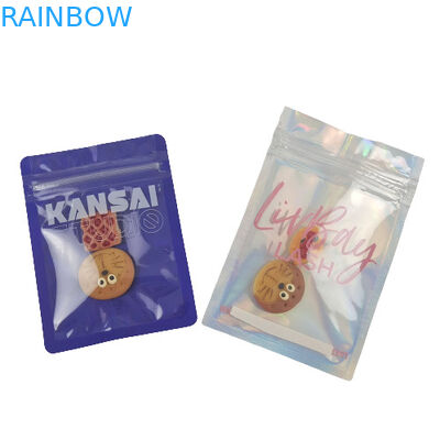 Personalize o cannabis que de empacotamento do saco de Mylar do alimento 35g Mylar plástico se levanta malotes