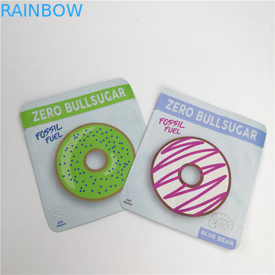 Personalize o cannabis que de empacotamento do saco de Mylar do alimento 35g Mylar plástico se levanta malotes