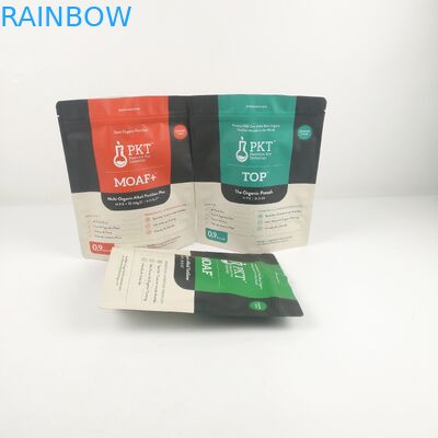 Levante-se os petiscos que de empacotamento de alumínio dos sacos o cigarro tempera sacos Ziplock Resealable