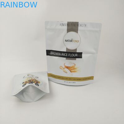 O Ziplock do chocolate das cookies do petisco levanta-se a cor do PE CMYK do ANIMAL DE ESTIMAÇÃO do MOPP do produto comestível do malote