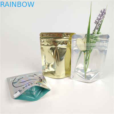 O suporte colorido do saco do acondicionamento de alimentos acima do produto comestível laminou sacos do fechamento do fecho de correr de Mylar da folha de alumínio