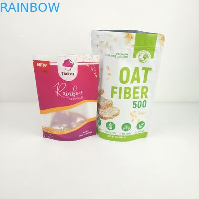 Bolsa para embalagem de alimentos comestíveis com zíper e lanche para biscoitos doces