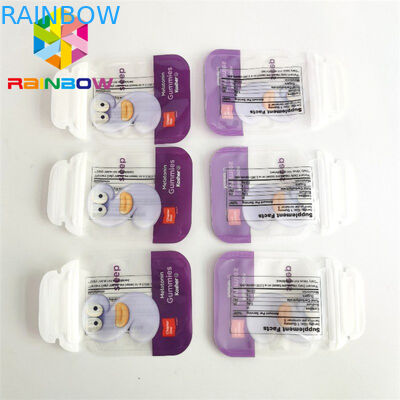 Saco para embalagem de alimentos comestíveis de toque suave 3,5 g para biscoitos em forma especial Sacos de Mylar recortados