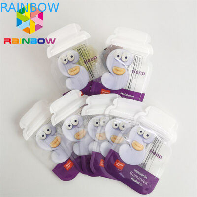 Bolsa pequena à prova de cheiro, recortada e fechada 3,5 g para biscoito Mylar Sacos de comida