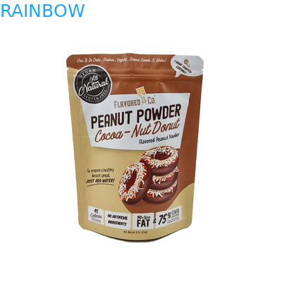 O empacotamento comestível personalizado está acima do saco do malote com prova do cheiro do zíper