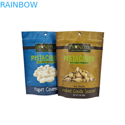 do saco feito sob encomenda do fechamento do fecho de correr do produto comestível dos doces da cookie da prova do cheiro 3.5g folha branca