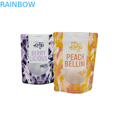 Levante-se a cookie de empacotamento dos doces do malote de Mylar do zíper do saco de plástico do alimento de petisco