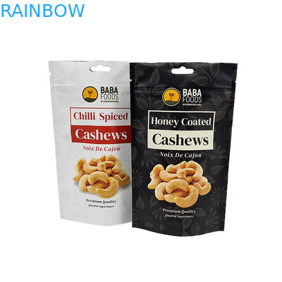 O zíper 3.5g Mylar da prova da criança ensaca o suporte acima do alumínio da cookie que empacota o carimbo quente