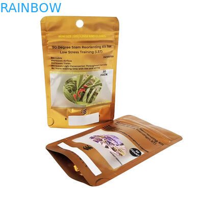 3.5g estão acima o malote Mylar do zíper ensacam o alumínio do holograma com o zíper da prova da criança