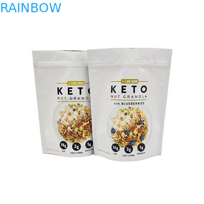 Mylar de empacotamento de alumínio colorido ensaca 3.5g autossuficiente levanta-se malotes do zíper