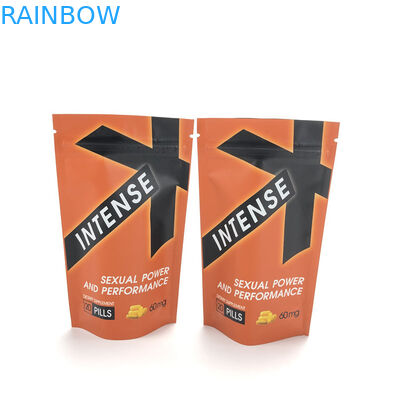 Mylar de empacotamento de alumínio colorido ensaca 3.5g autossuficiente levanta-se malotes do zíper