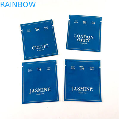 500Ppcs que empacota imprimindo sacos de Mylar para malotes pretos da soldadura térmica do chá verde