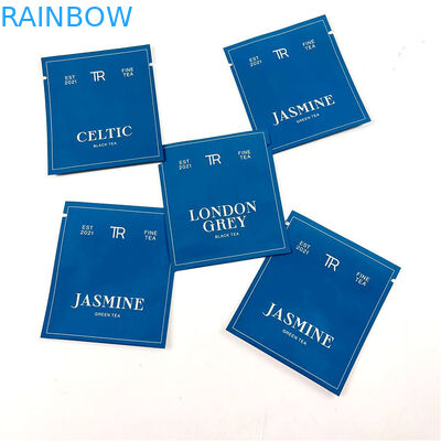 500Ppcs que empacota imprimindo sacos de Mylar para malotes pretos da soldadura térmica do chá verde