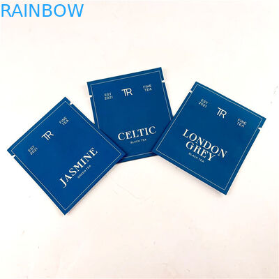 500Ppcs que empacota imprimindo sacos de Mylar para malotes pretos da soldadura térmica do chá verde