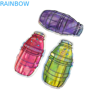 Sacos Mylar impressos personalizados cortados sob pressão 1g 3,5g 7g 14g 28g para doces comestíveis