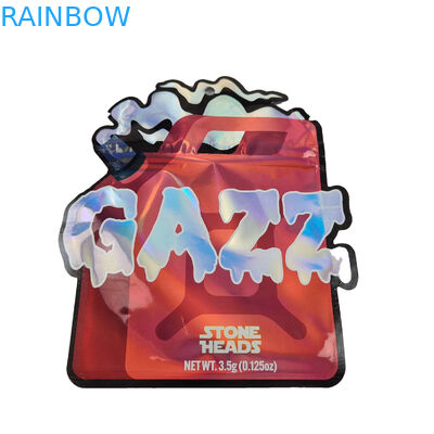 Sacos Mylar impressos personalizados cortados sob pressão 1g 3,5g 7g 14g 28g para doces comestíveis